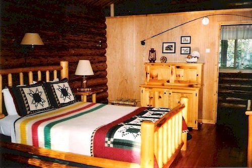 Silverwolf Log Chalets Coram Eksteriør billede